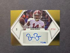 Brian Branch [Gold] Football Cards 2023 Sage Autographs Prices