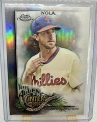 Aaron Nola [Refractor] #160 Baseball Cards 2022 Topps Allen & Ginter Chrome Prices