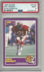 Eric Wright Football Cards 1989 Panini Score Supplemental Prices
