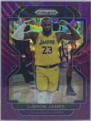 LeBron James [Purple Hyper Prizm] Basketball Cards 2021 Panini Prizm Prices