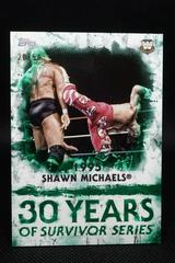 Shawn Michaels [Green] Wrestling Cards 2018 Topps WWE Undisputed 30 Years of Survivor Series Prices