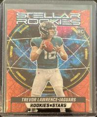 Trevor Lawrence [Red Prizm] Football Cards 2021 Panini Rookies and Stars Stellar Prices