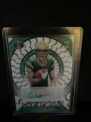 Christian Watson [Autograph Green] #M-28 Football Cards 2022 Panini Illusions Mystique Prices