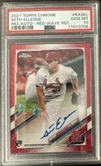 Seth Elledge [Red Wave Refractor] #RA-SEL Baseball Cards 2021 Topps Chrome Rookie Autographs Prices