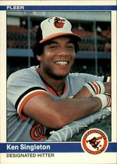 Ken Singleton #21 Baseball Cards 1984 Fleer Prices