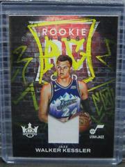 Walker Kessler #REM-WKJ Basketball Cards 2022 Panini Court Kings Rookie Expression Memorabilia Prices