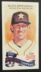 Alex Bregman #WSC-4 Baseball Cards 2023 Topps Allen & Ginter World Series Champions Mini Prices