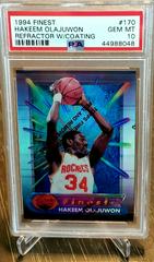 Hakeem Olajuwon [Refractor w/ Coating] #170 Basketball Cards 1994 Finest Prices