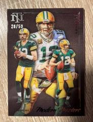 Aaron Rodgers #3 Football Cards 2022 Panini National Treasures Modern Masters Prices
