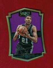 Tim Duncan [Purple Prizm Die Cut] #110 Basketball Cards 2015 Panini Select Prices