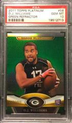 D.J. Williams [Green Refractor] Football Cards 2011 Topps Platinum Prices
