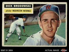Dick Brodowski [White Back] #157 Baseball Cards 1956 Topps Prices