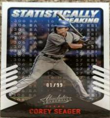 Corey Seager [Spectrum Red] #SS-5 Baseball Cards 2022 Panini Absolute Statistically Speaking Prices