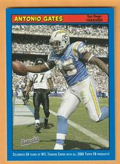 Antonio Gates [Blue] #85 Football Cards 2005 Bazooka Prices