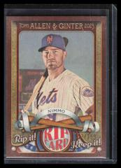 Brandon Nimmo #RC-BN Baseball Cards 2023 Topps Allen & Ginter Rip Cards Prices