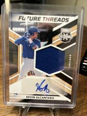 Kevin Alcantara Baseball Cards 2022 Panini Elite Extra Edition Future Threads Signatures Prices