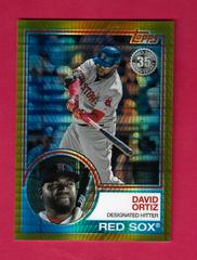 David Ortiz [Gold Refractor] #103 Baseball Cards 2018 Topps Silver Pack 1983 Chrome Promo Prices