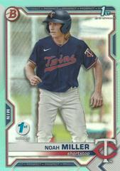 Noah Miller [Sky Blue Foil] #BD-109 Baseball Cards 2021 Bowman Draft 1st Edition Prices