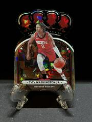 TyTy Washington Jr. [Crystal Black] #12 Basketball Cards 2022 Panini Crown Royale Prices