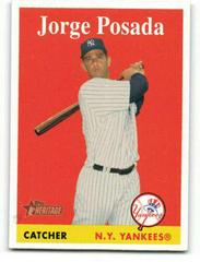 Jorge Posada #275 Baseball Cards 2007 Topps Heritage Prices