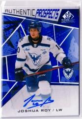 Joshua Roy [Blue Autograph] Hockey Cards 2021 SP Game Used CHL Prices