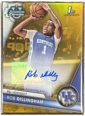 Rob Dillingham [Gold] #BCPA-RD Basketball Cards 2023 Bowman Chrome University Prospects Autographs Prices