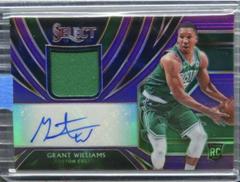 Grant Williams [Purple] Basketball Cards 2019 Panini Select Rookie Jersey Autographs Prices