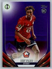 Leny Yoro [Purple Foilboard] #154 Soccer Cards 2023 Topps UEFA Club Prices