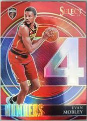 Evan Mobley [Red Prizm] Basketball Cards 2021 Panini Select Numbers Prices