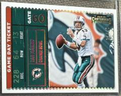 Dan Marino [Gold] Football Cards 2022 Panini Contenders Game Day Ticket Prices