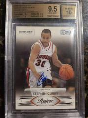 Stephen Curry [Bonus Shots Black Signature] #230 Basketball Cards 2009 Panini Prestige Prices