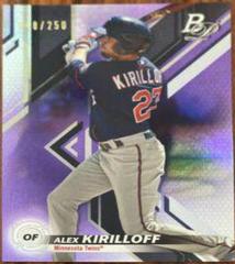 Alex Kirilloff [Purple] #TOP-71 Baseball Cards 2019 Bowman Platinum Top Prospects Prices