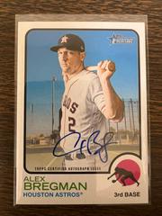 Alex Bregman #ROA-B Baseball Cards 2022 Topps Heritage Real One Autographs Prices