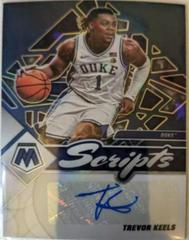 Trevor Keels [Blue] #MS-TKE Basketball Cards 2022 Panini Chronicles Draft Picks Mosaic Scripts Autographs Prices