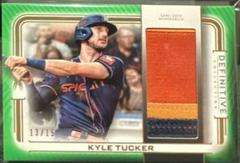 Kyle Tucker [Green] #DJR-KTU Baseball Cards 2023 Topps Definitive Jumbo Relic Collection Prices