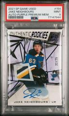 Jake Neighbours [Purple Autograph Premium Memorabilia] Hockey Cards 2021 SP Game Used Prices