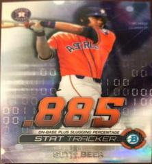 Seth Beer #SB Baseball Cards 2019 Bowman Chrome Stat Tracker Prices