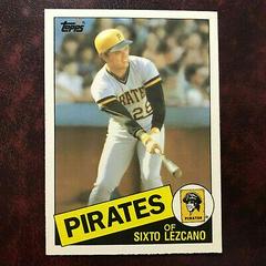 Sixto Lezcano Baseball Cards 1985 Topps Traded Tiffany Prices