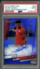 David Alaba [Blue Refractor] Soccer Cards 2019 Finest UEFA Champions League Autographs Prices