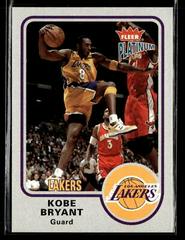 Kobe Bryant #26 Basketball Cards 2002 Fleer Platinum Prices