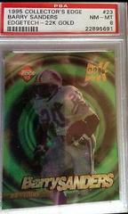 Barry Sanders [22K Gold] Football Cards 1995 Collector's Edge Edgetech Prices