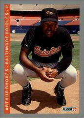 Arthur Rhodes #174 Baseball Cards 1993 Fleer Prices