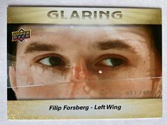 Filip Forsberg [Gold] #GL-18 Hockey Cards 2023 Upper Deck Glaring Prices