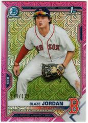 Blaze Jordan [Pink Refractor Mega Box Mojo] #BCP-71 Baseball Cards 2021 Bowman Chrome Prospects Prices