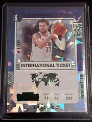 Luka Doncic [Green Ice] Basketball Cards 2021 Panini Contenders International Ticket Prices