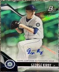 George Kirby [Green] #TOP-17 Baseball Cards 2021 Bowman Platinum Top Prospects Prices
