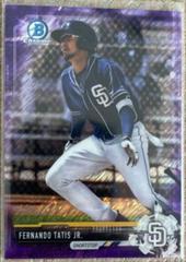 Fernando Tatis Jr. [Purple Shimmer] #BCP160 Baseball Cards 2017 Bowman Chrome Prospects Prices