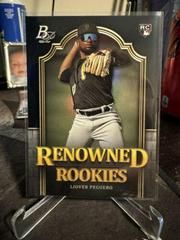 Liover Peguero #RR-14 Baseball Cards 2023 Bowman Platinum Renowned Rookies Prices