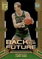 Larry Bird [Gold] #7 Basketball Cards 2023 Donruss Elite Back to the Future Prices