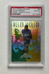 Allen Iverson [Green & Gold] #89 Basketball Cards 2012 Panini Crusade Prizm Prices